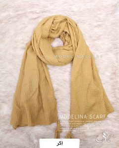 شال پلیسه مربعی اکر