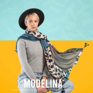 شال پلنگی نخی وول 1138M5