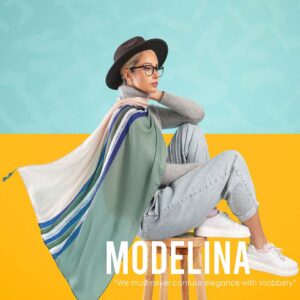 شال نخی وول مدلینا 1138M8