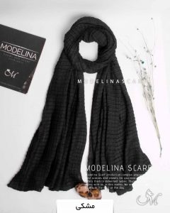 خرید شال پلیسه پم پم دار