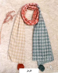 شال موهر پیچازی قرمز