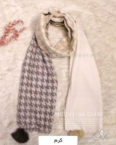 شال موهر پیچازی کرم