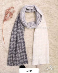 شال موهر پیچازی طوسی