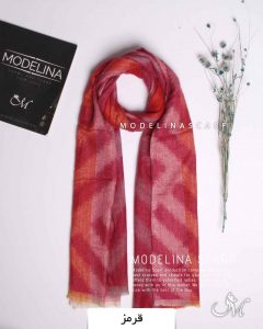 شال موهر اصل مدلینا 1159 قرمز