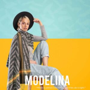 شال موهر اصل مدلینا 1156