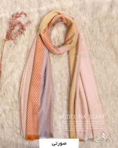 شال موهر اصل مدلینا صورتی