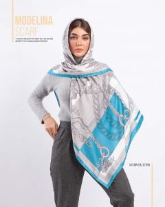 خرید روسری موهر کجراه مدلینا 1168