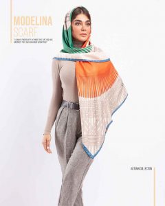 خرید روسری موهر کجراه مدلینا 1169