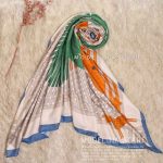 روسری موهر کجراه مدلینا 1169 سبز