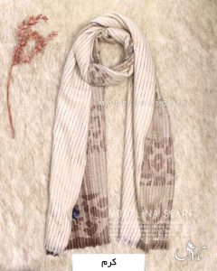 شال موهر اصل مدلینا 1171 کرم