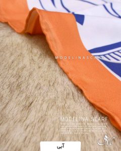 خرید روسری موهر کجراه آبی