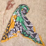 روسری موهر کجراه سبز