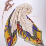روسری موهر کجراه مدلینا 1186 کرم