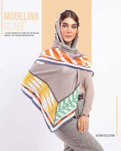 روسری نخی پاییزه مدلینا