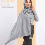 خرید 1193 شال نخی منگوله دار مدلینا طوسی روشن