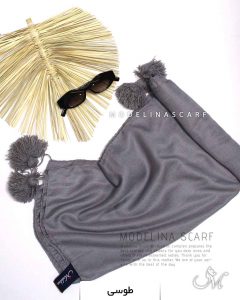 1193 شال نخی منگوله دار مدلینا طوسی