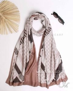 خرید شال نخ موهر دو رو 1199M5