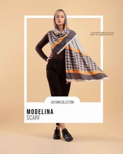 شال نخ موهر دو رو 1199M2