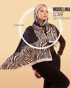 شال نخ موهر دو رو 1199M7