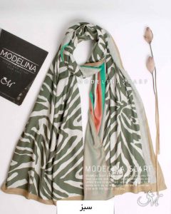 شال موهر نخ دورو مدلینا 1209 سبز