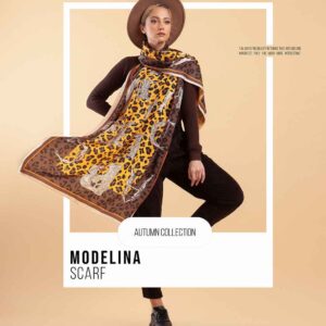 شال موهر دورو تک طرح مدلینا M14 1199