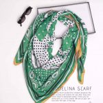 روسری وول جناقی سبز