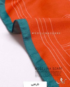 خرید روسری جناقی پاییزه نارنجی