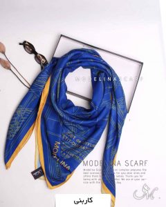 روسری جناقی پاییزه کاربنی