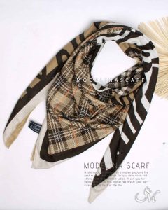 روسری نخی زمستانه تک طرح مدلینا زمستانه