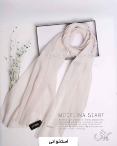 شال ابریشم مجلسی استخوانی