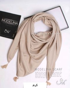 روسری نخی پاییزه کرم