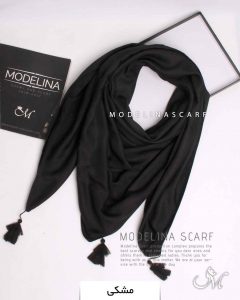 روسری نخی پاییزه مشکی