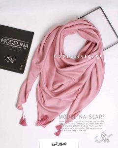 روسری نخی پاییزه صورتی