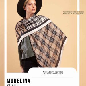 روسری نخی زمستانه تک طرح مدلینا