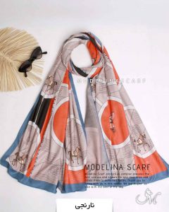شال موهر دورو نارنجی