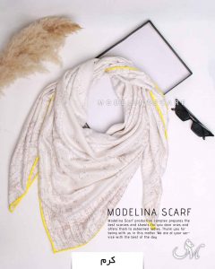 روسری نخی زمستانه اعلاء مدلینا 1226 کرم