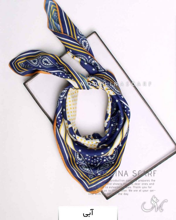 BABY SCARF نخی آبی