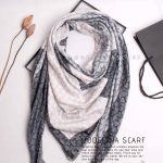روسری نخی زمستانه اعلاء طوسی