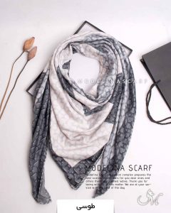 روسری نخی زمستانه اعلاء طوسی