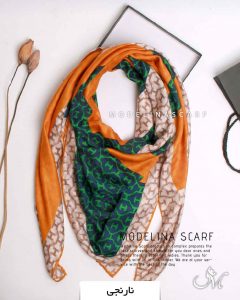 روسری نخی زمستانه اعلاء نارنجی