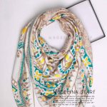 روسری نخی بهاره مدلینا 1240 کرم