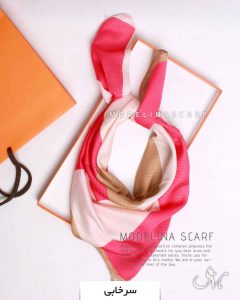 BABY SCARF نخی بهاره مدلینا 1243 سرخابی