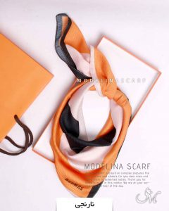BABY SCARF نخی بهاره مدلینا 1243 نارنجی