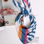 BABY SCARF نخی بهاره مدلینا 1245 آبی