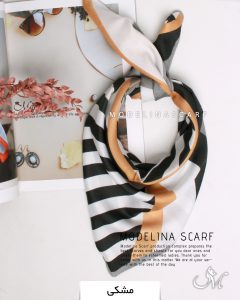 BABY SCARF نخی بهاره مدلینا 1245 مشکی