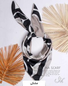 BABY SCARF نخی بهاره مدلینا 1246 مشکی