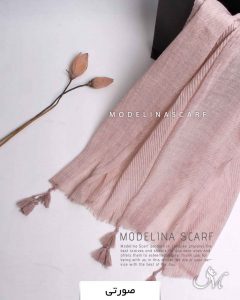 شال پلیسه بهاره صورتی