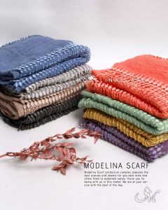 شال نخی بهاره مدلینا 1262 بهاره