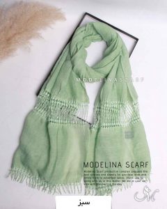شال نخی بهاره مدلینا 1262 سبز