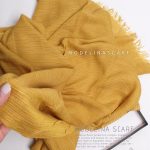 شال نخی بهاره وارداتی خردلی